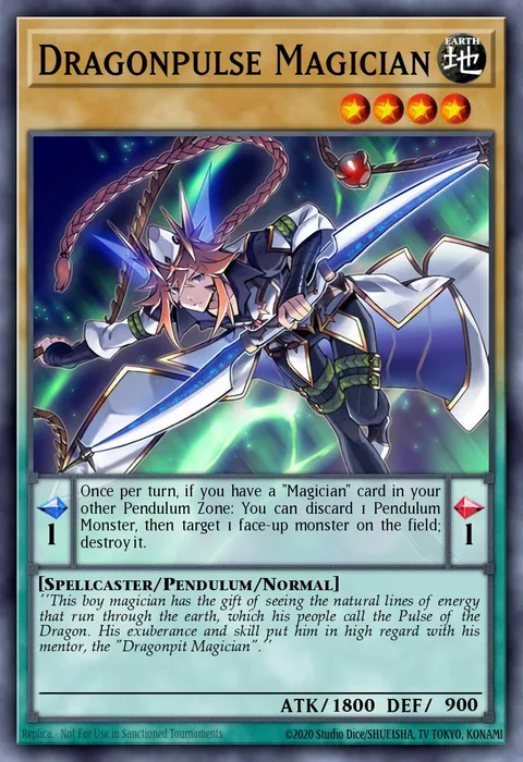 Dragonpulse Magician trading card