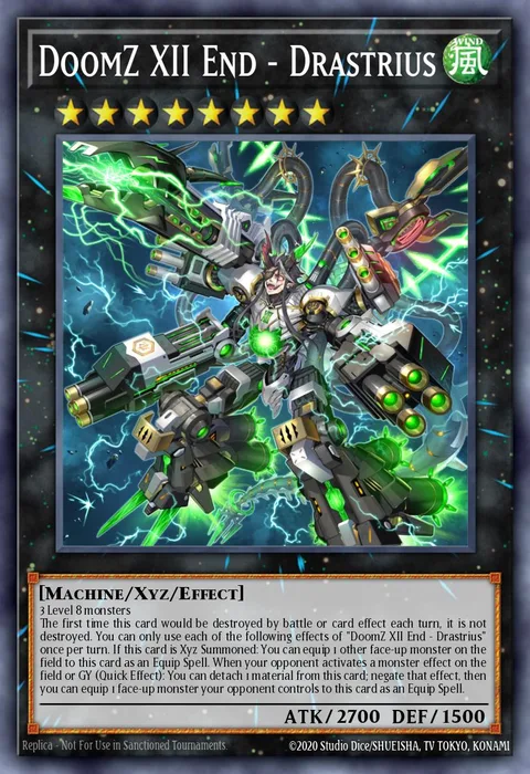 DoomZ XII End - Drastrius trading card