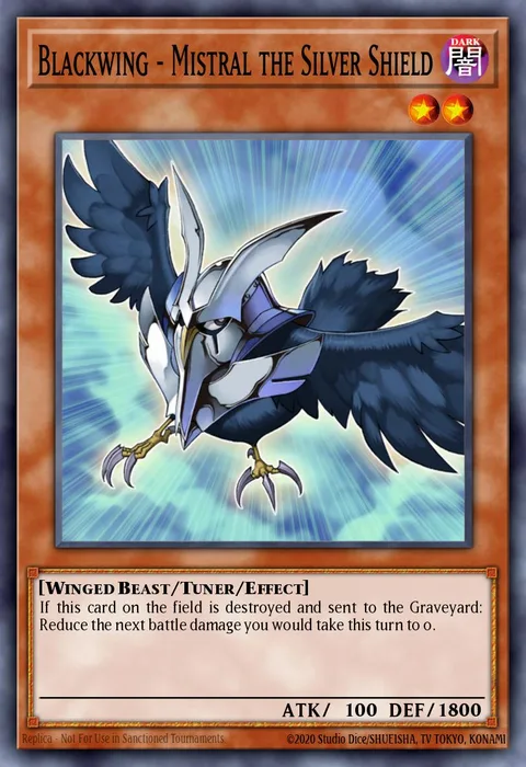 Blackwing - Mistral the Silver Shield trading card