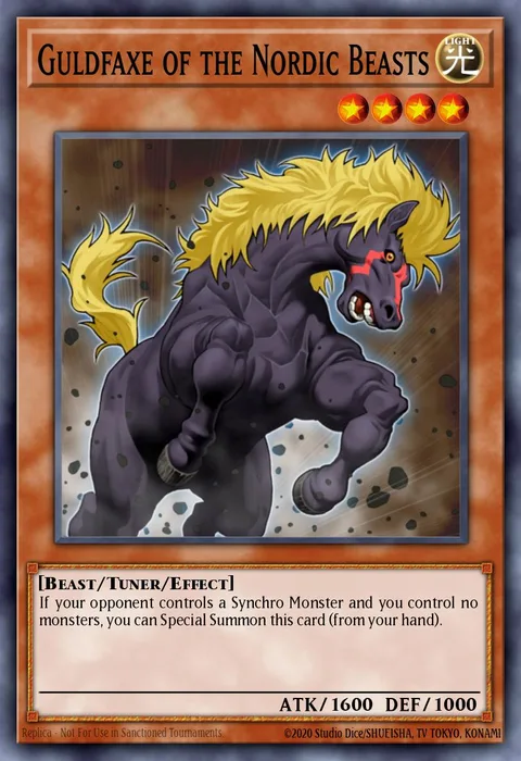 Guldfaxe of the Nordic Beasts trading card
