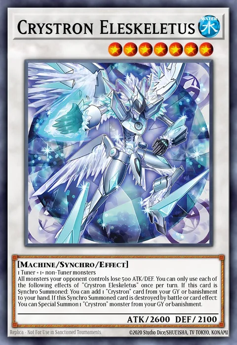 Crystron Eleskeletus trading card