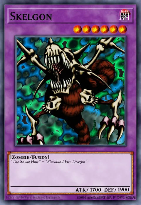 Skelgon trading card