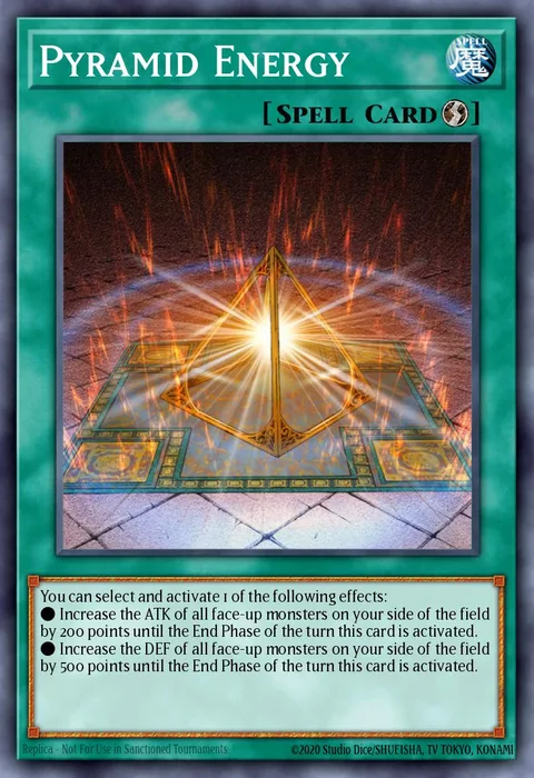 Pyramid Energy trading card