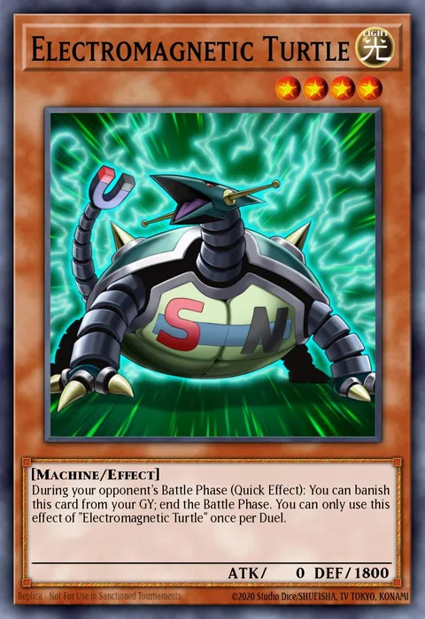 Electromagnetic Turtle trading card