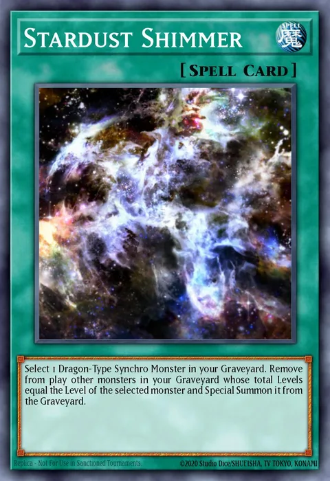 Stardust Shimmer trading card