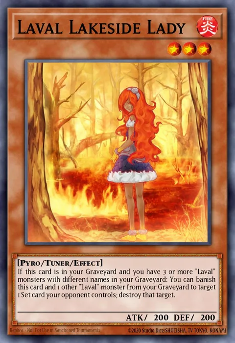 Laval Lakeside Lady trading card
