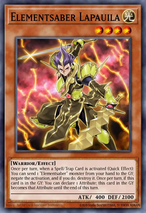 Elementsaber Lapauila trading card