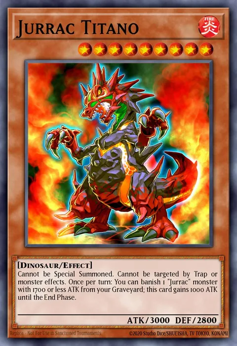 Jurrac Titano trading card