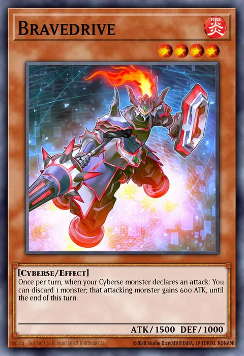 Bravedrive trading card