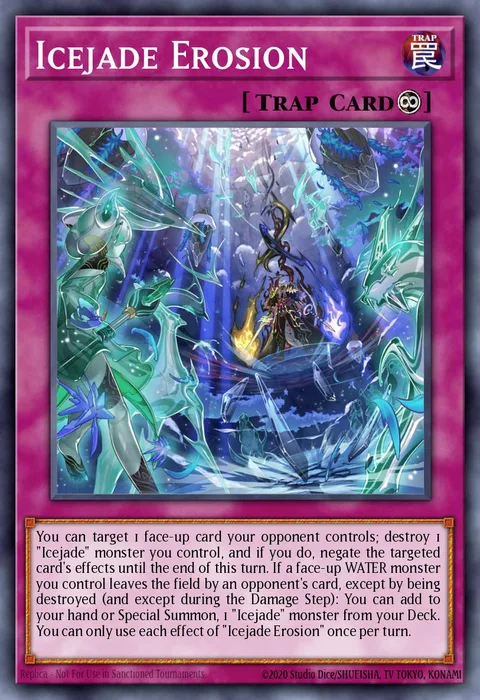Icejade Erosion trading card