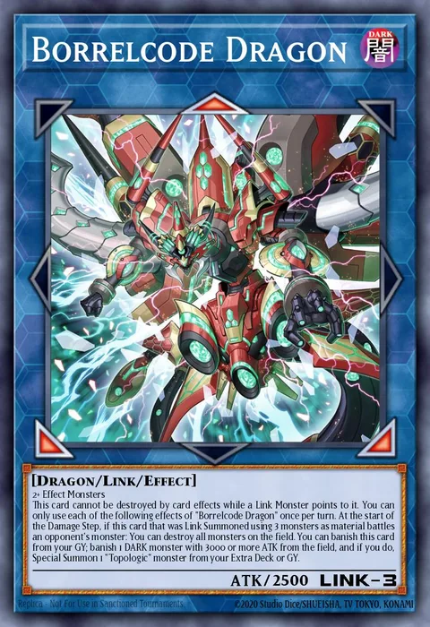 Borrelcode Dragon trading card