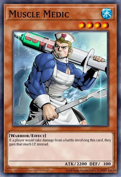 Muscle Medic trading card