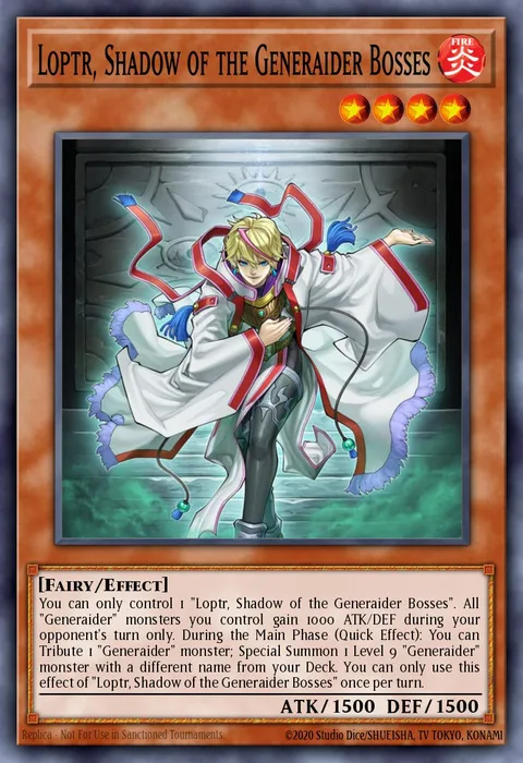 Loptr, Shadow of the Generaider Bosses trading card