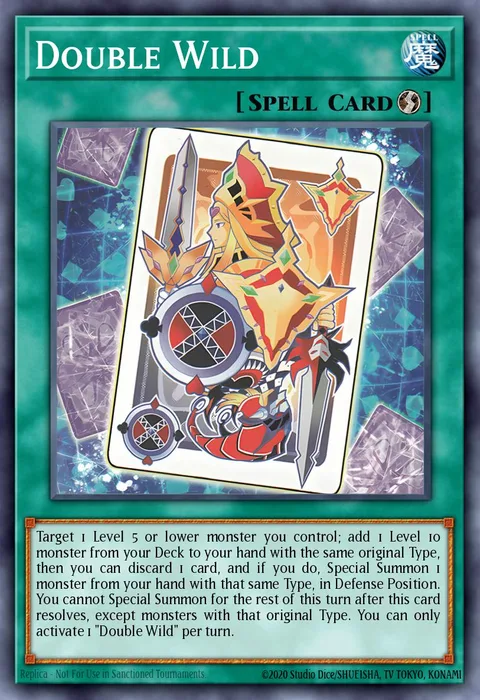 Double Wild trading card