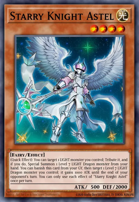 Starry Knight Astel trading card