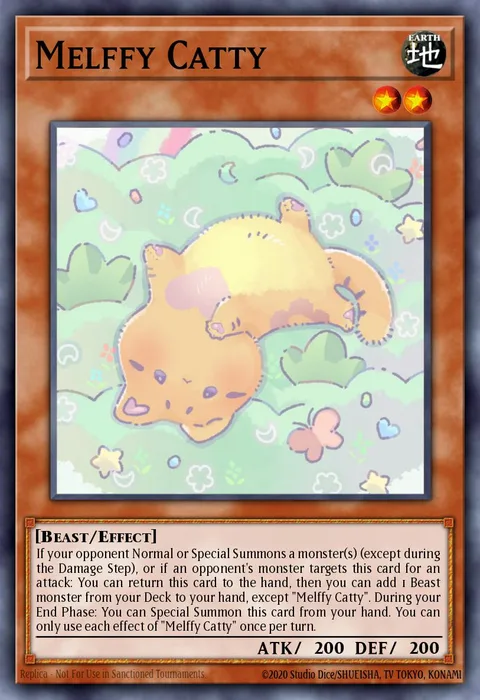 Melffy Catty trading card
