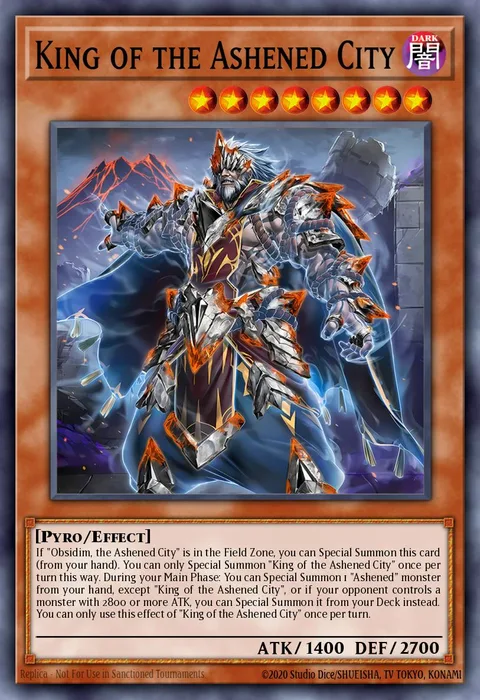 King of the Ashened City trading card