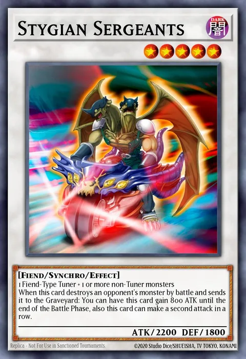 Stygian Sergeants trading card