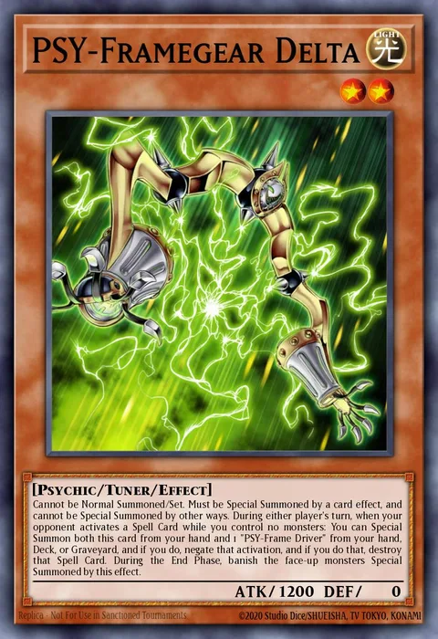 PSY-Framegear Delta trading card
