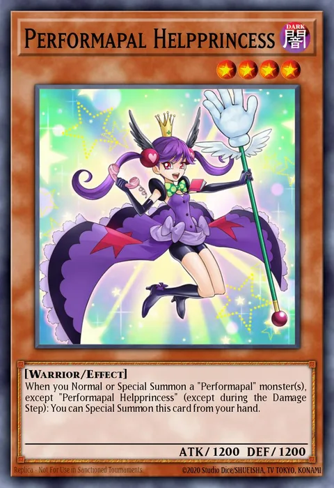 Performapal Helpprincess trading card