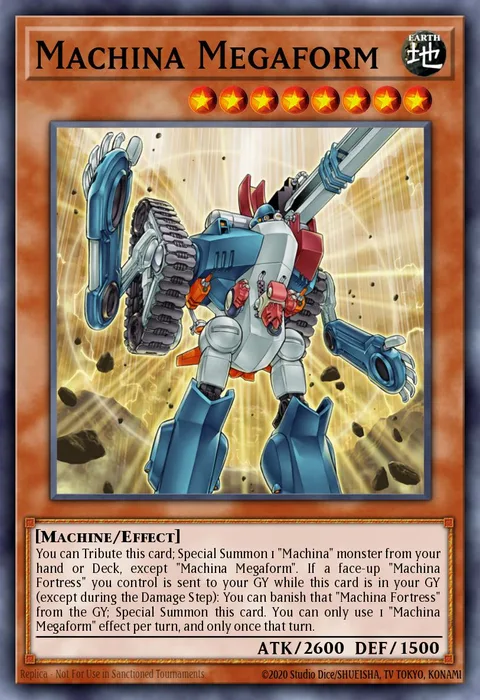 Machina Megaform trading card