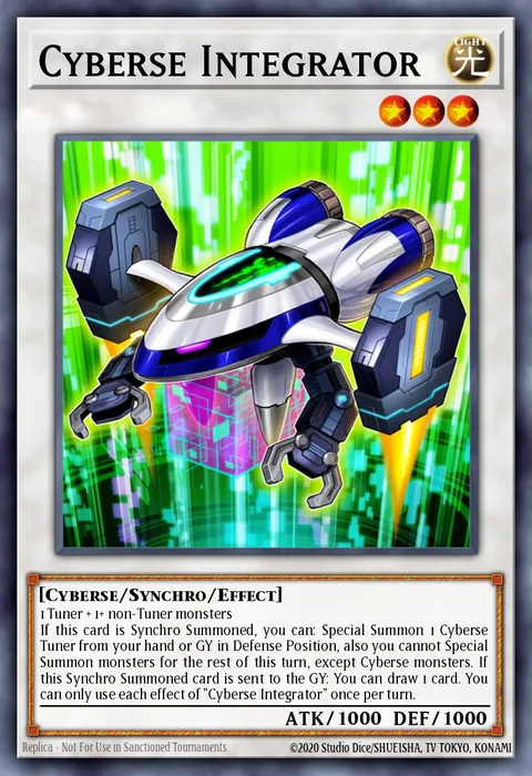 Cyberse Integrator trading card