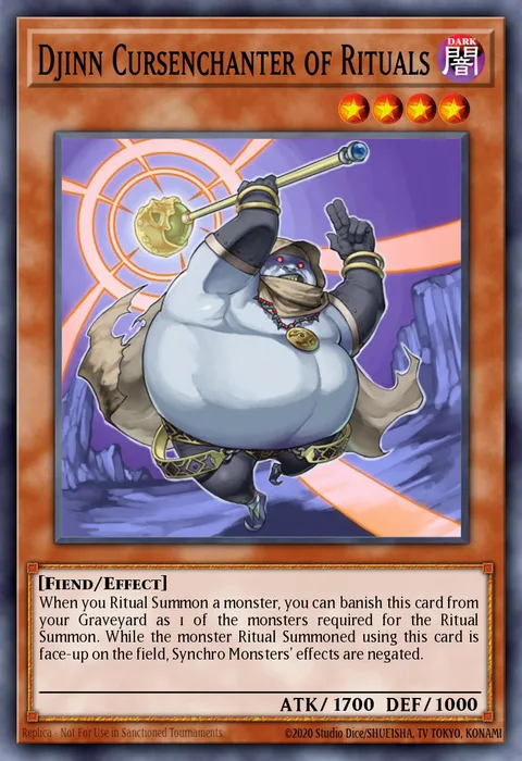 Djinn Cursenchanter of Rituals trading card