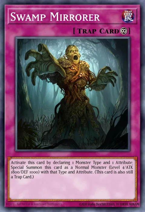 Swamp Mirrorer trading card