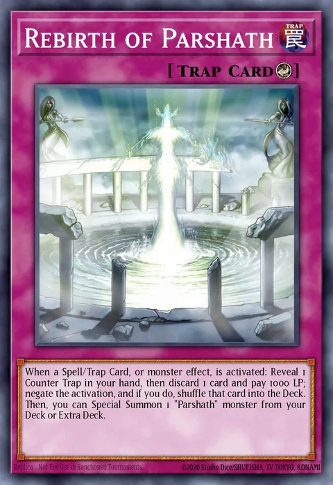 Rebirth of Parshath trading card