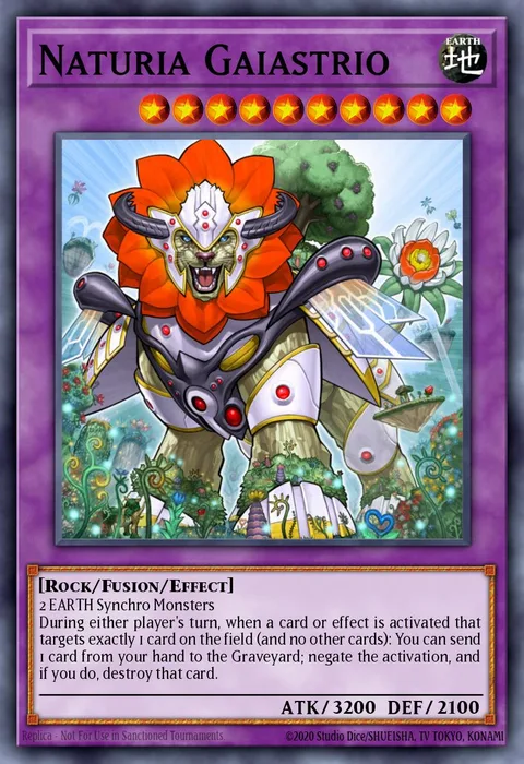 Naturia Gaiastrio trading card