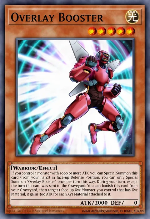 Overlay Booster trading card