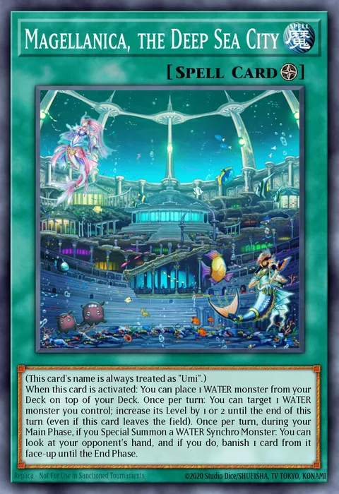 Magellanica, the Deep Sea City trading card