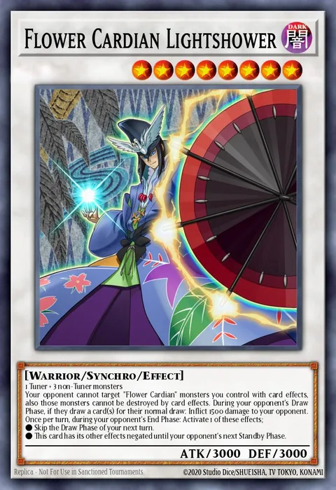 Flower Cardian Lightshower trading card