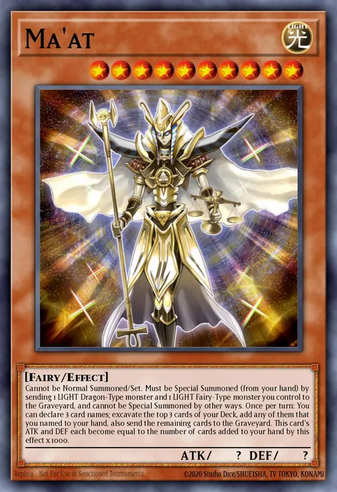 Ma'at trading card