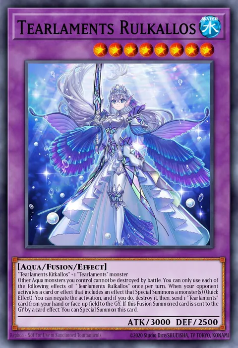 Tearlaments Rulkallos trading card