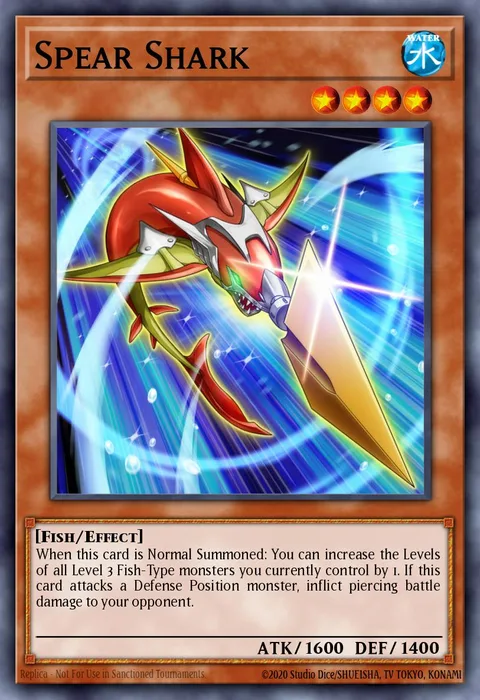 Spear Shark trading card