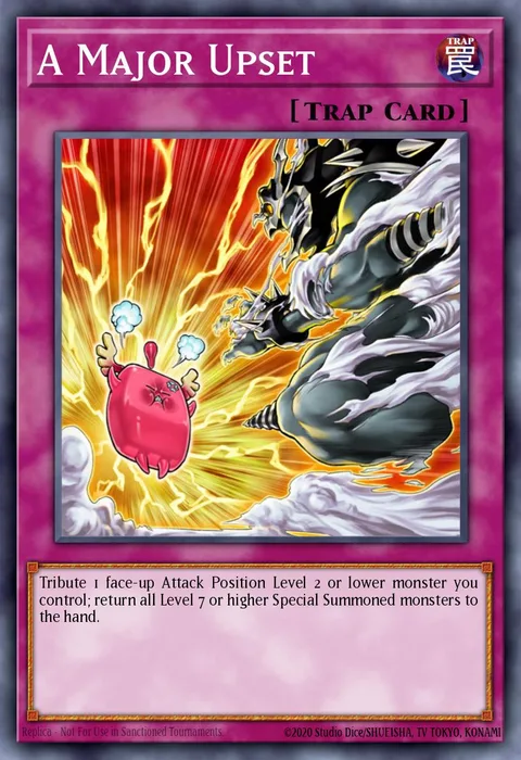 A Major Upset trading card
