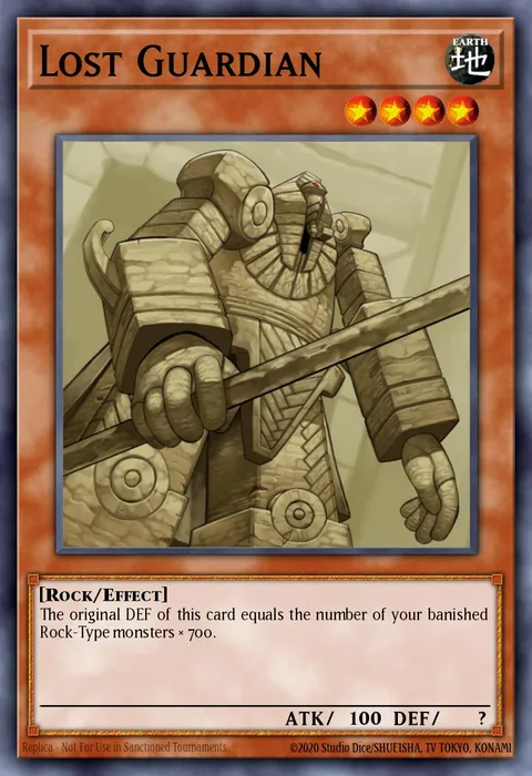 Lost Guardian trading card