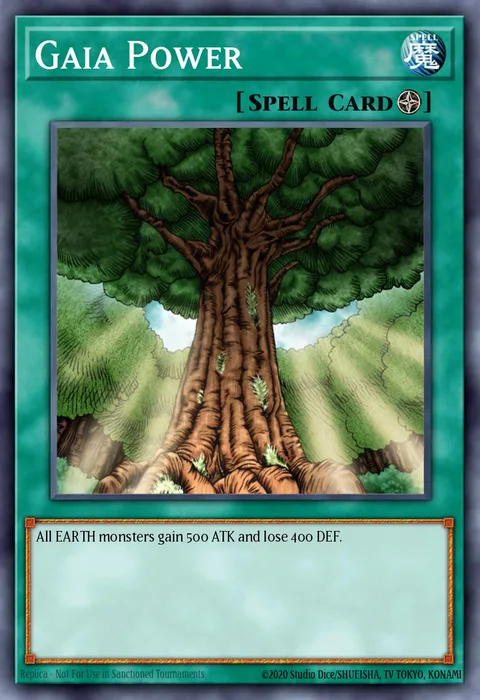Gaia Power trading card