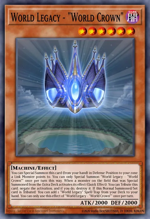 World Legacy - "World Crown" trading card