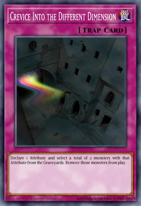 Crevice Into the Different Dimension trading card