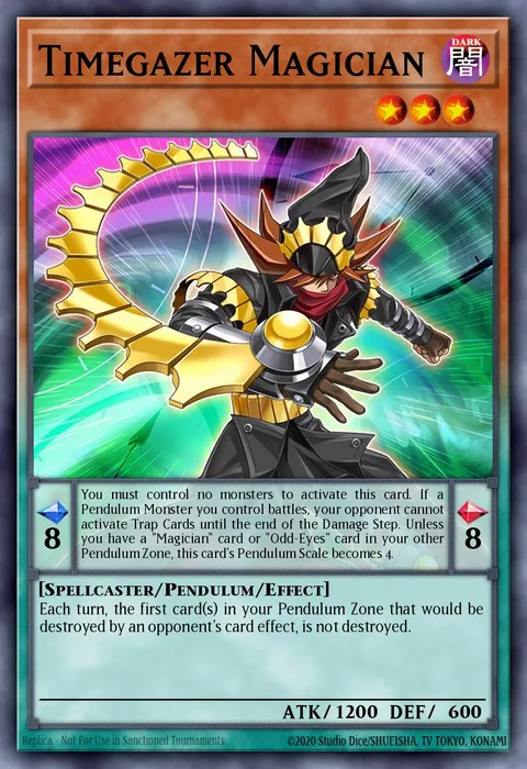 Timegazer Magician trading card