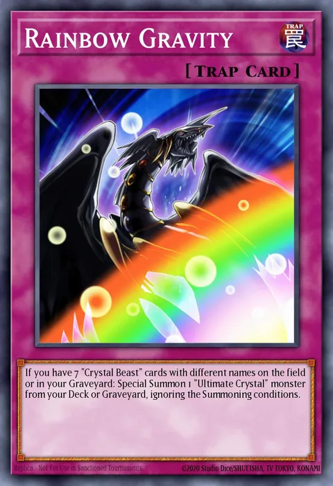 Rainbow Gravity trading card