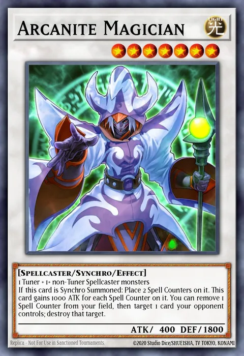 Arcanite Magician trading card