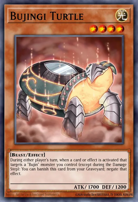 Bujingi Turtle trading card