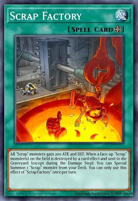 Scrap Factory trading card