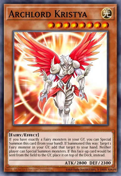Archlord Kristya trading card