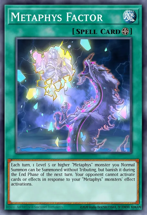Metaphys Factor trading card