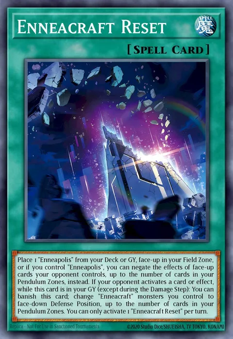 Enneacraft Reset trading card