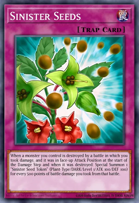 Sinister Seeds trading card